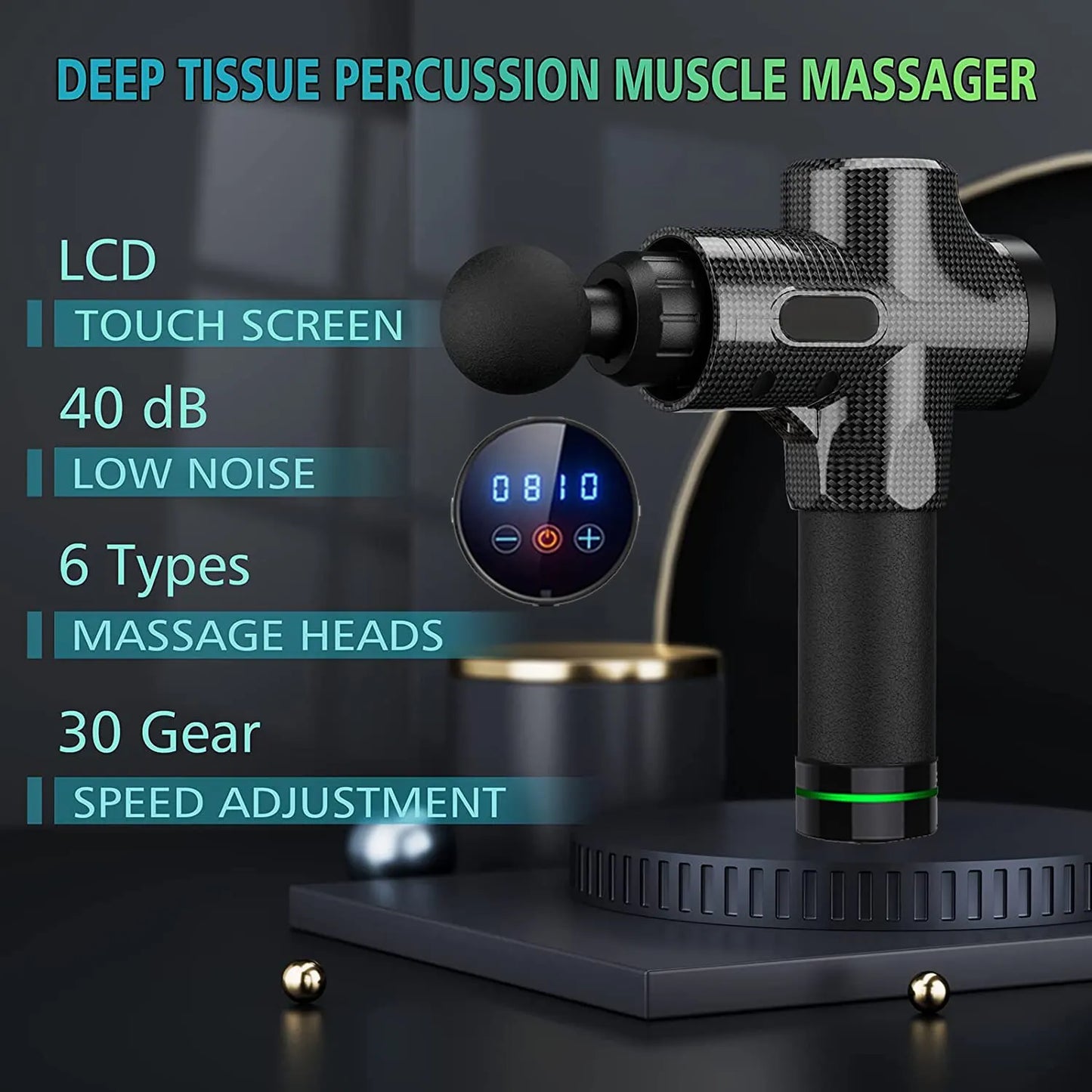 RegenFlex DeepForce 30-Gear Massage Gun